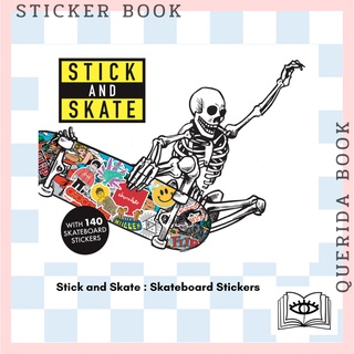 [Querida] สมุดสติ๊กเกอร์ Stick and Skate : Skateboard Stickers by Stickerbomb สติ้กเกอร์ สติ๊กเก้อ สติ๊กเกอร์