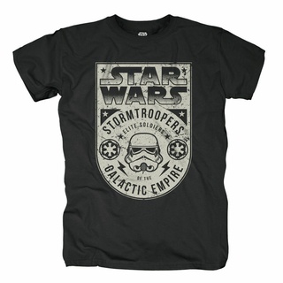 ย้อนยุคเสื้อยืด พิมพ์ลาย Star Wars Rogue One Empire Shield แฟชั่นสําหรับผู้ชายS-5XL