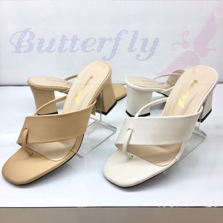 รองเท้าแฟชั่น Butterfly รุ่น 9770–001 ส้นสูง สายคาด สวยเกินคาด