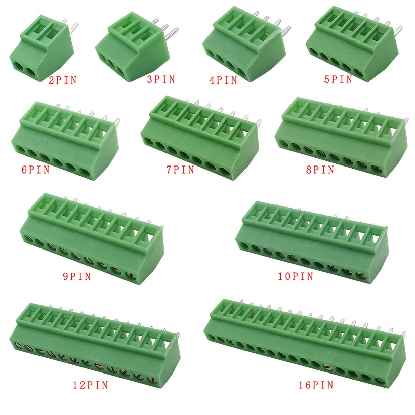 ขั้วต่อสกรู KF128 2.54 มม. KF128-2.54 2P 3P 4P 5P 6P 7P 8P 9P 10P 12P 16P PCB ขนาดเล็ก สําหรับสายไฟ 10 5 ชิ้น ราคา ถูกที่สุด ดีลบีเคเค แกลเลอรีภาพที่ 2