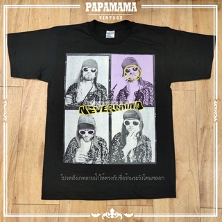 [ NIRVANA ] NEVERMIND COME AS U ARE เสื้อวง เสื้อทัวร์ เนอร์วาน่า เสื้อวินเทจ papamama vintage