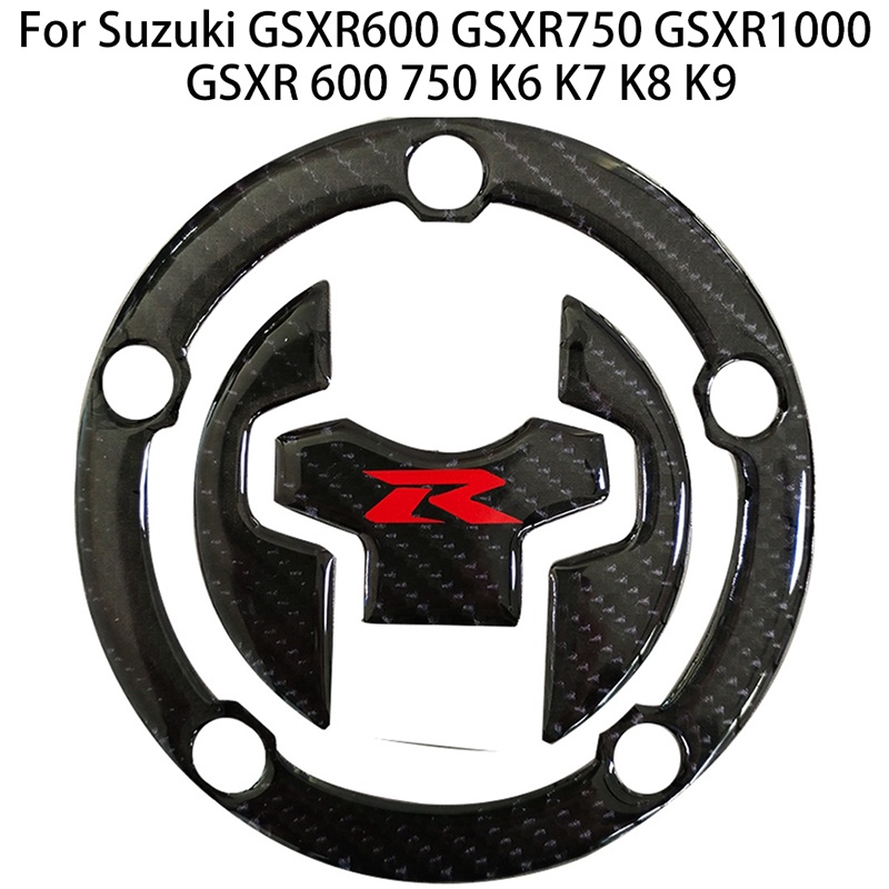 3D Carbon Fiber For Suzuki GSXR600 GSXR750 GSXR1000 GSXR 600 750 K6 K7 K8 K9 Motorcycle Gas Fuel Tank Cap Pad Sticker De