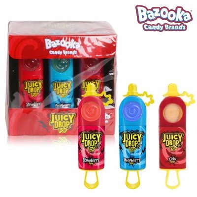 🔥 พร้อมส่งจากไทย 🔥 ขนมเกาหลี ASMR Juicy Drop Pop ลูกอมแท่ง + ซอสเปรี้ยวจี๊ดดดดด