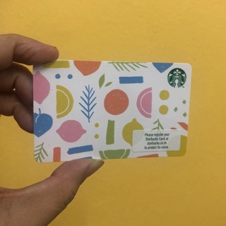 Starbucks cards ของไทยไม่ขูดพิน ไม่มีเงินในบัตร