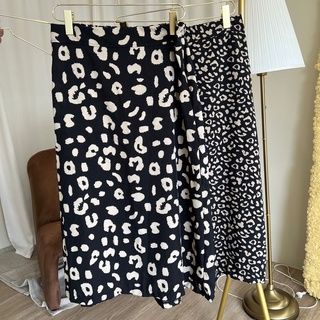 LEOPARD KOREA SKIRT Plus size เสื้อผ้าคนอ้วน สาวอวบ