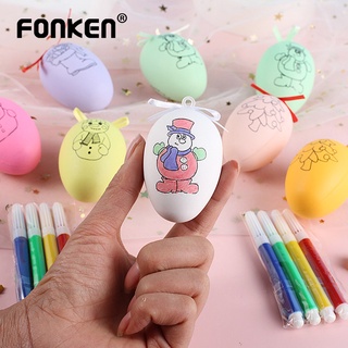 Fonken ไข่อีสเตอร์ วาดลายด้วยมือ DIY ของเล่นสําหรับเด็ก