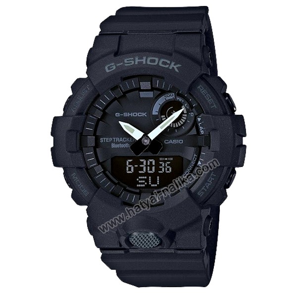 นาฬิกา Casio G-Shock G-SQUAD GBA-800 Step Tracker series รุ่น GBA-800-1A (สีดำล้วน) ของแท้ รับประกัน1ปี