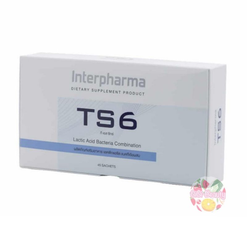 TS6 Interpharma Lactic acid Bacteria combination 45 ซอง