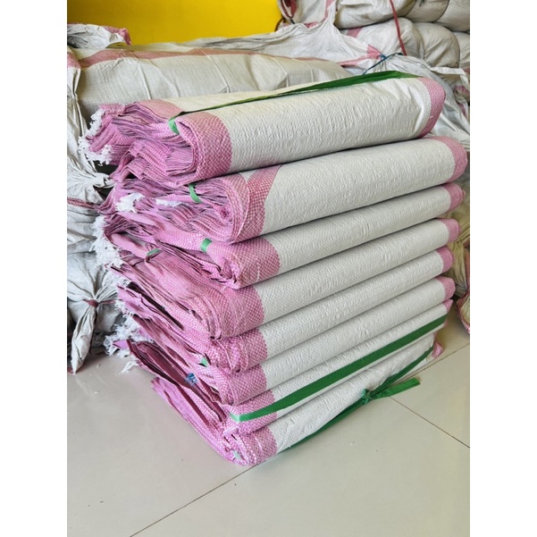 กระสอบ ใหม่ ขนาด 30โล 100 ใบ 20*36นิ้ว กระสอบสาน กระสอบพลาสติก กระสอบข้าว กระสอบปุ๋ย กระสอบขาว