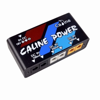 Caline CP-02 พาวเวอร์ซัพพลายกีตาร์ 9V เอาท์พุต พร้อมอะแดปเตอร์ และสายเคเบิล 6 ชิ้น