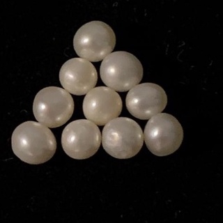 10 pcs ไข่มุก ทะเล ญี่ปุ่น แท้ ธรรมชาติ Natural Japan Sea Loose Pearl For Fine Jewelry
