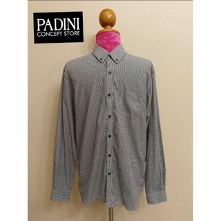 STUDIO [PADINI] Brand_2nd hand เสื้อเชิ้ตแขนยาวผ้าฝ้าย​ 40%+โพลีเอสเตอร์​ ​20%/ Size M/  แท้มือสองกระสอบนำเข้า​