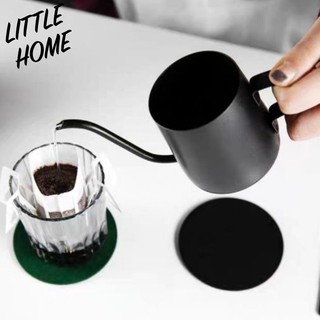 LITTLEHOME ดริปเปอร์ กาดริปกาแฟ ไม่มีฝา มี 2 สี ดำและเงิน กาปากยาว หม้อต้มกาแฟ ชงกาแฟ  ดริปกาแฟ หม้อกาแฟ (A)