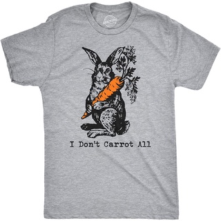 เสื้อยืด พิมพ์ลาย I Dont Carrot All Pun Bunny แฟชั่นฤดูร้อน สําหรับผู้ชาย