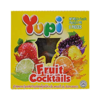 ยูปี้เยลลี่ฟรุ๊ตคอกเทล 32กรัม Yupi Jelly Fruit Cocktail 32g.