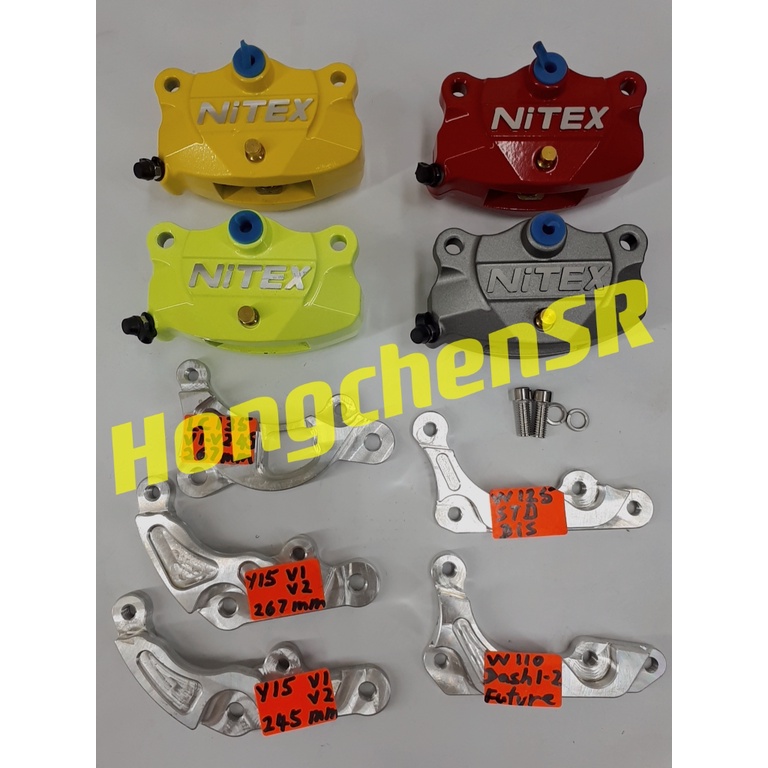 * NITEX ปั๊มเบรกด้านหลัง 2POT P34 SKIM 3MM Y15 LC135 4S V1 V2 W125 W110 DASH 1 2 อนาคต
