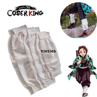 ❤️👻COSER KING Demon Slayer Kimetsu No Yaiba อาวุธ ชุดคอสเพลย์ ขา ผ้าพันแผล ชุดขา ผ้าพันแผลขา Kamado Tanjirou Zenitsu ka