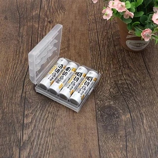 กล่องเก็บแบตเตอรี่ AA และ AAA ใส่ถ่าน AA/AAA 4 ก้อน battery storage box กล่องใส่แบตเตอรี่ กล่องใส่ถ่าน