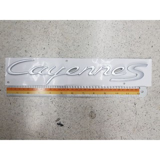 Logo Cayenne S ของรถ Porsche 14 cm