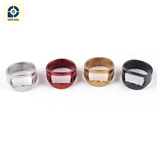 GPSDD แหวนเปิดขวด ขนาด 22มม. ใช้เปิดขวดฝาจีบ ขายคละสี Finger Ring Bottle Opener Stainless Steel