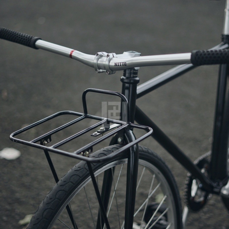 ชั้นวางหน้าจักรยาน / ชั้นวางหน้าจักรยาน / กระจาดจักรยาน / ตะกร้าจักรยาน - แบน