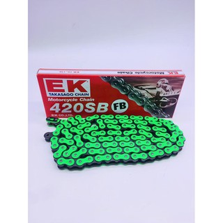 โซ่สี EK เบอร์ 420 120ข้อ,108ข้อ