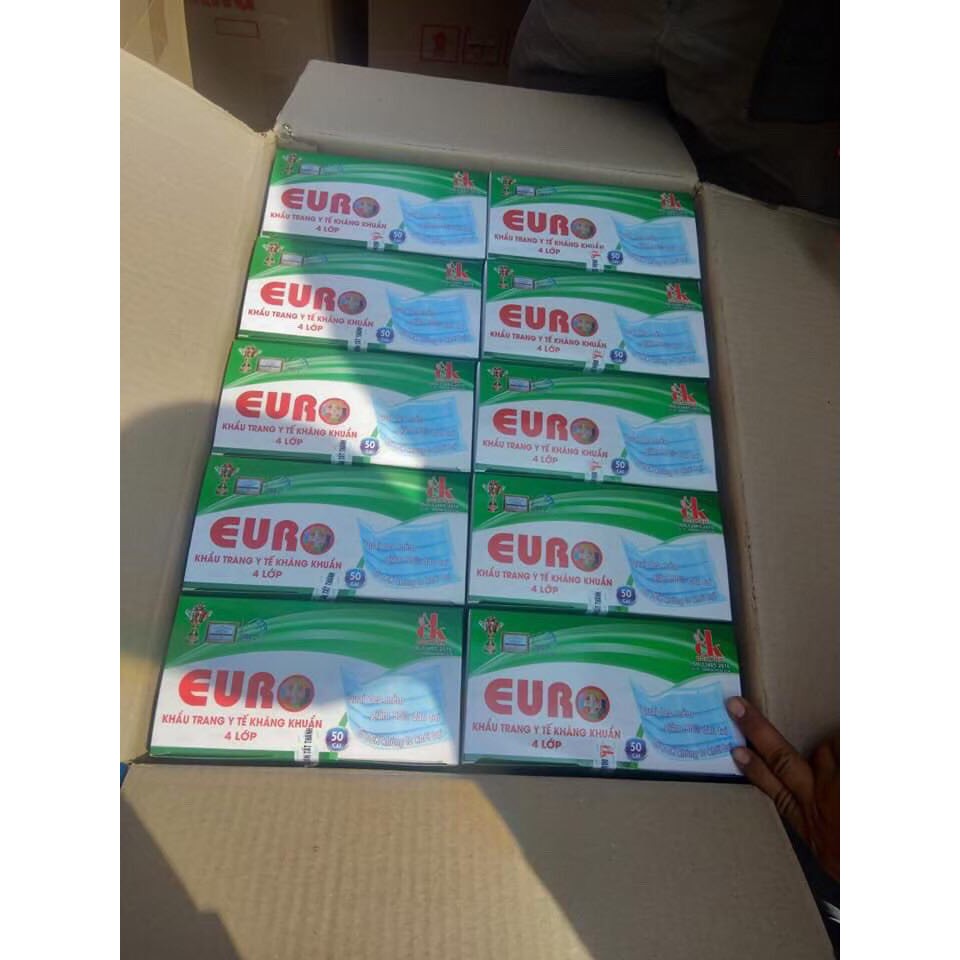 หน้ากากอนามัยEuro 4 ชั้น 50 ชิ้น