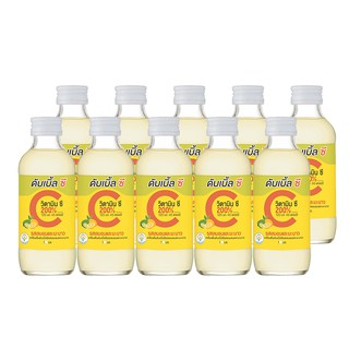 ดับเบิ้ลซี รสเลมอนและมะนาว บรรจุ 160ml ยกแพ็ค 10ขวด เครื่องดื่มวิตามินซี DOUBLE C LEMON&amp;LIME