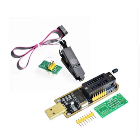 Soic8 SOP8 คลิปทดสอบ สําหรับโมดูลโปรแกรมเมอร์ EEPROM 93CXX 25CXX 24CXX + CH341A 24 25 Series EEPROM 
