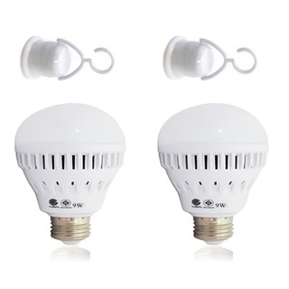 IWACHI หลอดไฟอัจฉริยะ LED 9W. แสงขาว Day Light (สีขาว) แพ็ค 2 หลอด