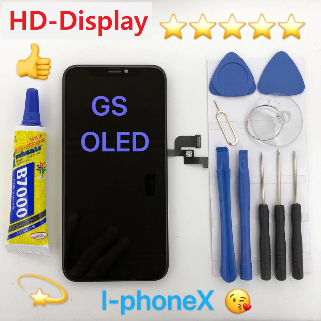 ชุดหน้าจอ Iphone X GS OLED พร้อมชุดไขควง