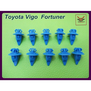 TOYOTA VIGO FORTUNER WHEEL LOCKING CLIP SET (10 PCS.) "BLUE" // กิ๊บล็อคโป่งล้อ สีฟ้า (10 ตัว) สินค้าคุณภาพดี