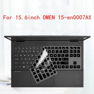 ผ้าคลุมคีย์บอร์ด แบบนิ่ม กันน้ํา กันฝุ่น สําหรับ HP OMEN 15-en0007AX ขนาด 15.6 นิ้ว