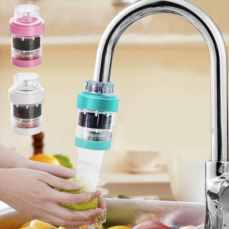 Kitchen Faucet Water Filter Healthy Activated Carbon Water Purifier Heavy Metal Rust Sediment Purifier Suspended