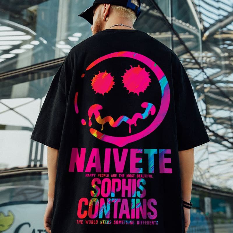T-shirt Fruit Of The Loom Manches Longues Noir – Homme Du S Au 5XL – 100% Coton