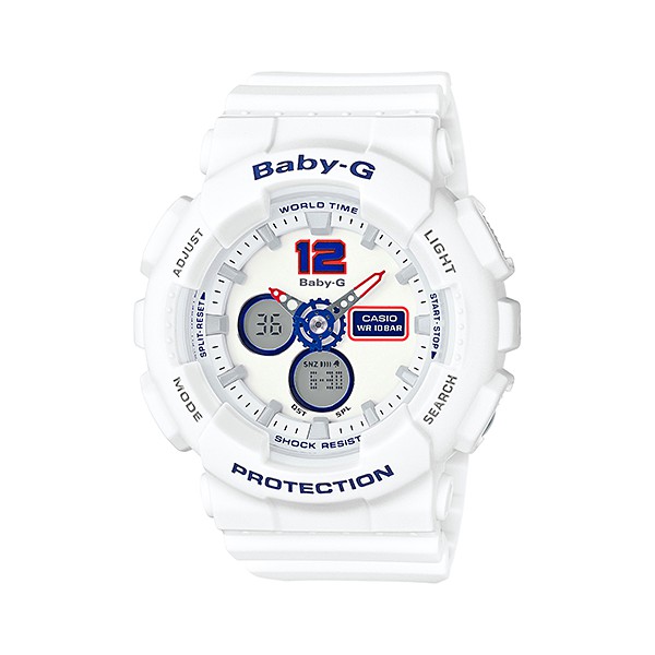 นาฬิกา Casio Baby-G White Tricolor series รุ่น BA-120TR-7B ของแท้ รับประกัน1ปี