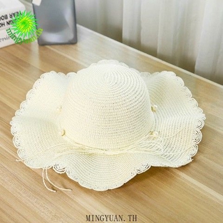 ( Mingyuan ) หมวกกันแดดประดับมุกขนาดเล็กสําหรับผู้หญิง