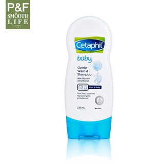 Cetaphil Baby Gentle Wash &amp; Shampoo เซตาฟิล เบบี้ เจนเทิล วอช แอนด์ แชมพู ขนาด 230 ml