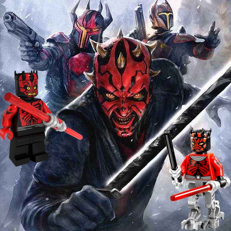 ของเล่นตัวต่อเลโก้ Star Wars Darth Maul ขนาดเล็ก เพื่อการเรียนรู้ สําหรับเด็ก