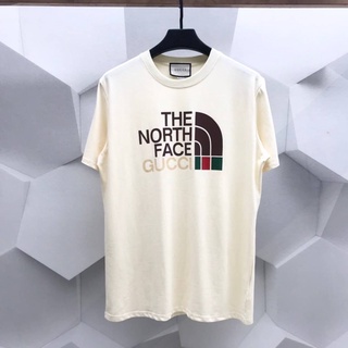 เสื้อยืดแขนสั้นลำลอง THE NORTH FACE XGUCCI T-SHIRT