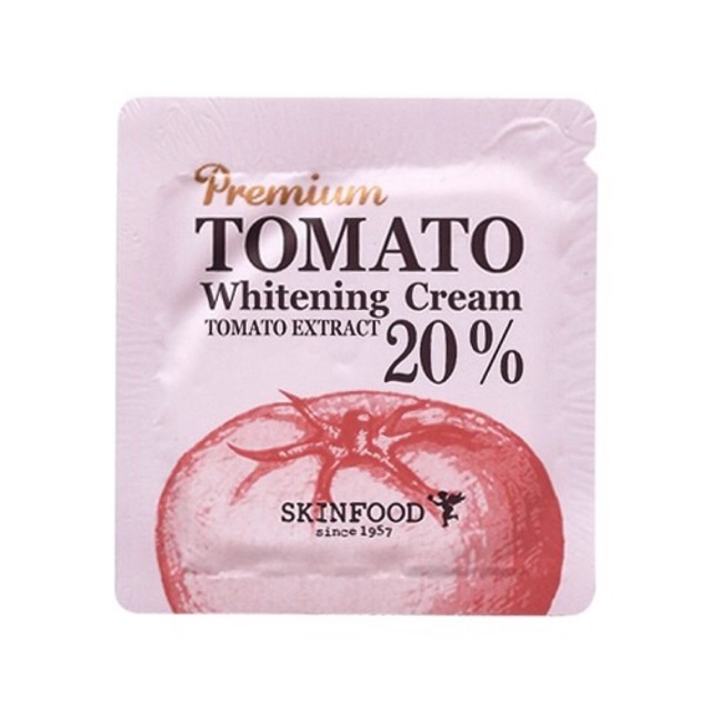 Skinfood Premium Tomato Whitening Cream 20% Tomato Extract (Tester)