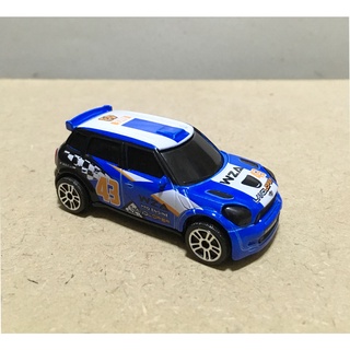 Majorette Mini Cooper WRC - no.43 - Blue Color /Wheels D5S /scale 1/57 (3 inches) no Package