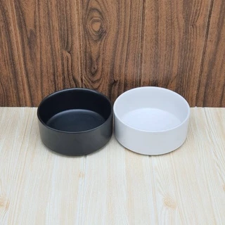 ชาม ชามเซรามิค ชามกลม เนื้อหนา ขนาด 5.5 x 2.5 นิ้ว มีให้เลือก 2 สี ขาว และ ดำ