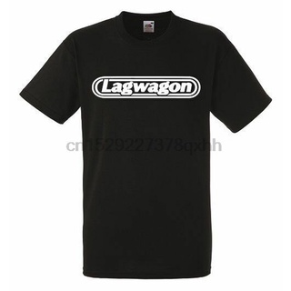 เสื้อยืดผ้าฝ้ายพิมพ์ลายขายดี เสื้อยืด พิมพ์ลายโลโก้ Lagwagon สีดํา สําหรับผู้ชาย