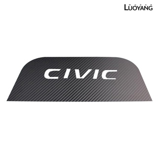 สติกเกอร์คาร์บอนไฟเบอร์ ลาย civic สําหรับติดไฟเบรกหลังรถยนต์ honda civic มี 1 ชิ้น