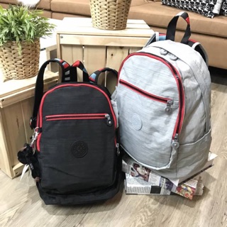 NEW! KIPLING ART NYLON BACKPACK WITH ZIPS กระเป๋าสะพายเป้สไตล์ลำลองรุ่นใหม่วัสดุ Nylon+Polyester 100% น้ำหนักเบา