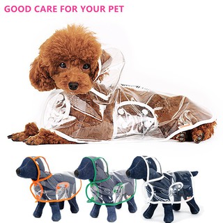 เสื้อกันฝนกันน้ำขนาดเล็กสำหรับสุนัข/Raincoat Pet Dog Cat เสื้อกันฝนกันน้ำฝนกันฝน