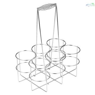 [Kitchen tools]6 Bottle Beer Holder Party Beer Basket Rack Wine Caddy Stand for BBQ Hotel Bar Wine Beer Bottles