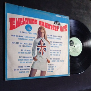 แผ่นเสียง 12 นิ้ว Englands Greatest Hits รวมเพลงยอดนิยมยุค60 ทีเคยได้รับความนิยมในอดีต  ทดลองฟังได้ครับ