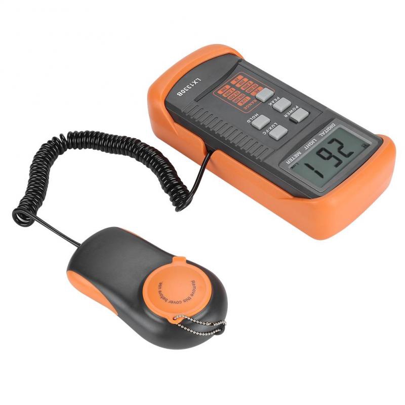 China Digital Luxmeter LCD Display Light Meter Environmental Testing Illuminometer Sensor Large Photometer Lux Meter Hs1010